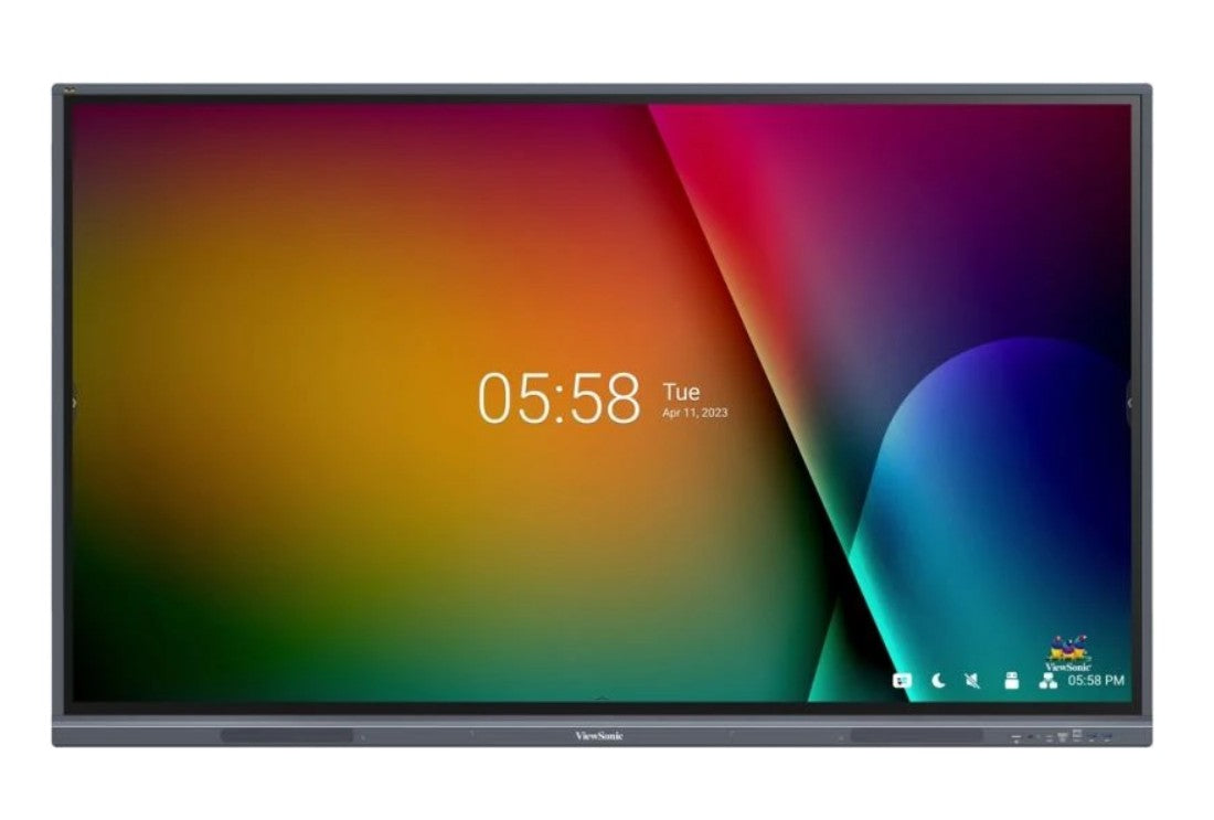 Viewsonic 65' 4K Interactive Display, USB-C PD, Dual Pen. 33 Point Touch, IFP6533-G New. Android OS, 3 Years Advance Replacement Viewsonic 65' 4K Interactive Display, USB-C PD, Dual Pen. 33 Point Touch, IFP6533-G New. Android OS, 3 Years Advance Replacement